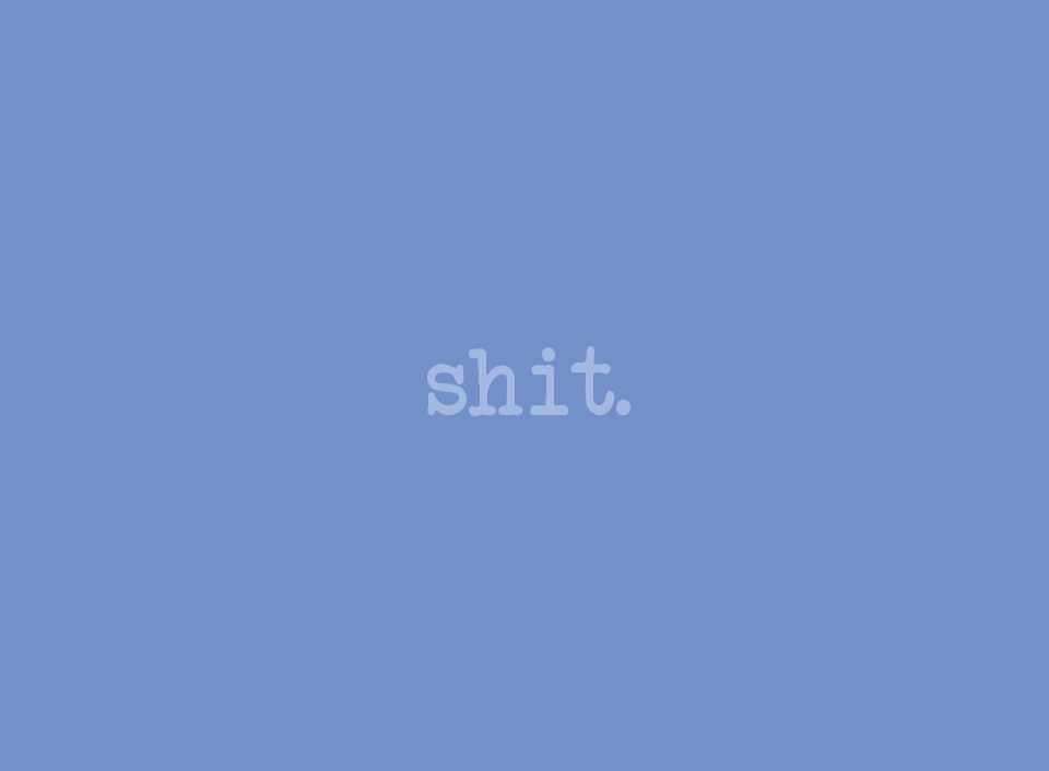 Shit. -  Pocket Notebook